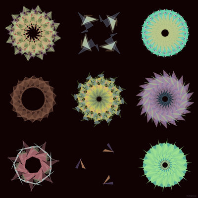 3x3_spinning_polygons by Coding Beauty (Hujaza)